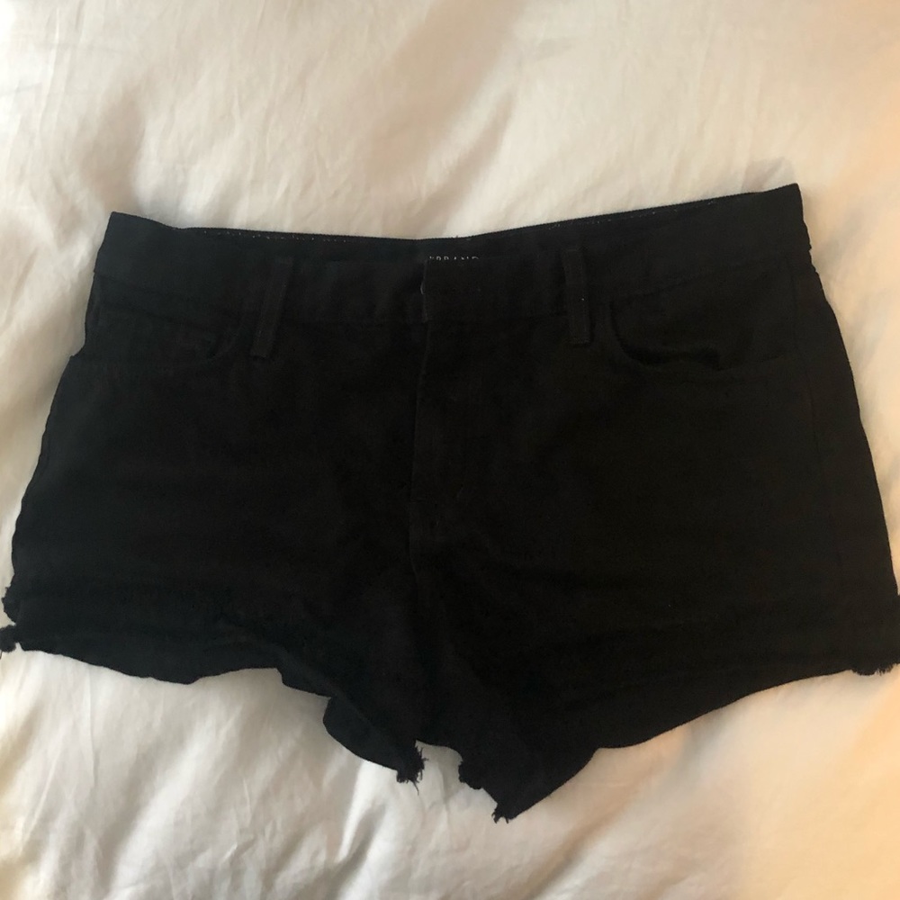Jbrand black jean shorts